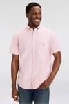 Gant Kurzarmhemd REG CLASSIC OXFORD STRIPE SS SHIRT Rosa