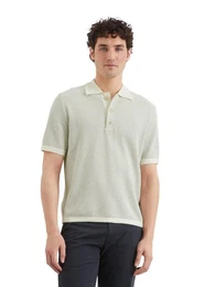 Poloshirt Strukturierte Oberflche