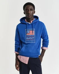 Hoodie GRAPHIC SWEAT HOODIE Grafische -Stickerei auf der Brust