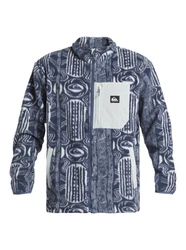 Quiksilver Sweatshirt Clean Coast Grau/Dunkelblau/Blau