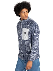 Quiksilver Sweatshirt Clean Coast Grau/Dunkelblau/Blau