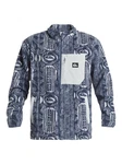 Quiksilver Sweatshirt Clean Coast Grau/Dunkelblau/Blau