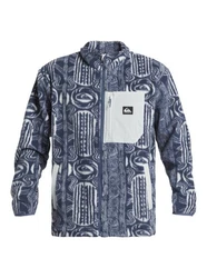 Quiksilver Sweatshirt Clean Coast Grau/Dunkelblau/Blau