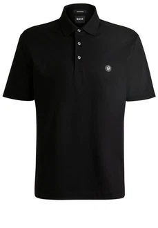 BOSS Poloshirt Parris C-Parris 01 Schwarz/Rot