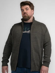 Petrol Industries Strickjacke Rot/Dunkelgrün/Hellblau/Grau/Khaki