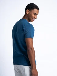 Petrol Industries T-Shirt Palmetto Blau/Dunkelblau