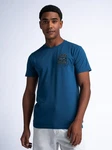 Petrol Industries T-Shirt Palmetto Blau/Dunkelblau