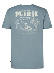 Petrol Industries T-Shirt Suntide Blau/Hellblau