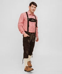 HOFGLANZ Shorts Rosa/Braun/Dunkelrot