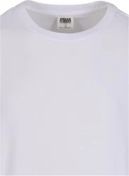 URBAN CLASSICS T-Shirt Organic Oversized Rib Tee Lila/Grau/Weiß