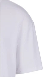URBAN CLASSICS T-Shirt Organic Oversized Rib Tee Lila/Grau/Weiß