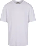 URBAN CLASSICS T-Shirt Organic Oversized Rib Tee Lila/Grau/Weiß