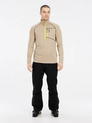 Protest Rollkragenpullover PRTKODY 1/4 zip active top Bambusbeige