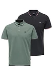 ONLY & SONS Poloshirt Onsefletcher Dunkelgrün/Grün