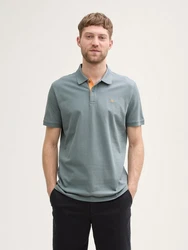 TOM TAILOR Poloshirt Grün/Türkis