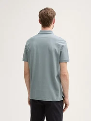TOM TAILOR Poloshirt Grün/Türkis
