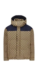 Winterjacke Logo Print Jacke Herren M