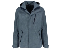 Schöffel Funktionsjacke Denver3 Herren Grau/Dunkelblau/Blau/Hellblau
