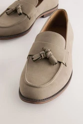 Next Slipper mit Quastendetail Loafer Beige/Khaki/Braun/Grau