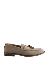Next Slipper mit Quastendetail Loafer Beige/Khaki/Braun/Grau
