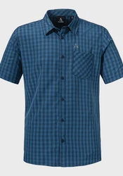 Schöffel Outdoorhemd Hiking CIRC Shirt Style Dalfoss Blau/Dunkelblau