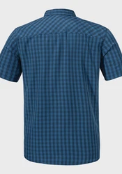 Schöffel Outdoorhemd Hiking CIRC Shirt Style Dalfoss Blau/Dunkelblau