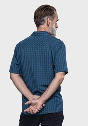 Schöffel Outdoorhemd Hiking CIRC Shirt Style Dalfoss Blau/Dunkelblau