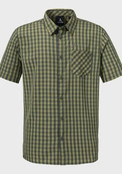 Schöffel Outdoorhemd Hiking CIRC Shirt Style Dalfoss Dunkelgrün/Grün
