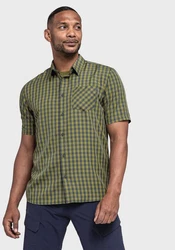 Schöffel Outdoorhemd Hiking CIRC Shirt Style Dalfoss Dunkelgrün/Grün