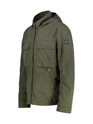 LERROS Outdoorjacke Blouson mit abnehmbarer Kapuze Dunkelgrün/Grün