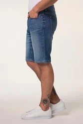JP1880 Bermudas JP AWARE Jeansbermuda Denim FLEXNAMIC Blau/Lila
