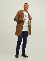 Jack & Jones Sweatshirt 2er-SET Rundhals Pullover mit ORIGINALS Print (6695) Sand (6695)
