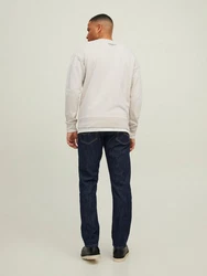 Jack & Jones Sweatshirt 2er-SET Rundhals Pullover mit ORIGINALS Print (6695) Sand (6695)