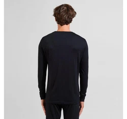 Odlo Langarmshirt BL TOP Crew Neck L/S Merino schwarz (111602)