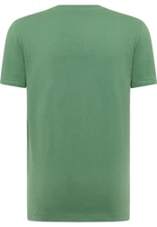 MUSTANG Kurzarmshirt Style Austin Grün/Dunkelgrün/Türkis