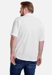 LERROS Basic Poloshirt Creme/Weiß