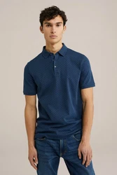 WE Fashion Poloshirt Dunkelblau/Blau