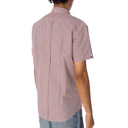Ben Sherman SS Signature Core Hemd Rot/Dunkelrot/Bordeaux