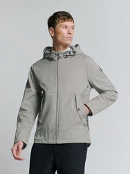 NO EXCESS Anorak Funktionsjacke Khaki/Grau/Hellgrau/Beige/Dunkelgrün