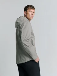 NO EXCESS Anorak Funktionsjacke Khaki/Grau/Hellgrau/Beige/Dunkelgrün