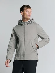 NO EXCESS Anorak Funktionsjacke Khaki/Grau/Hellgrau/Beige/Dunkelgrün