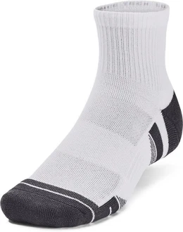 Under Armour Socken UA Performance Tech 3Pk Qtr Grau/Weiß/Hellgrau/Dunkelblau