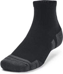 Under Armour Socken UA Performance Tech 3Pk Qtr Schwarz/Dunkelgrau/Dunkelblau