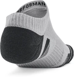 Under Armour Sportsocken Perf Tech 3er Pack grau / schwarz / weiß