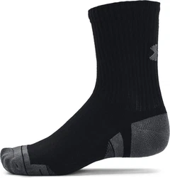 Under Armour Socken UA Performance Cotton 3P Mid Schwarz/Dunkelblau