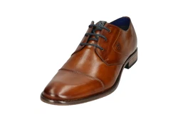 bugatti Schnürschuh Braun/Hellblau/Beige/Orange