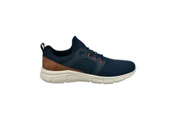 bugatti Schnürschuh Sneaker Hellblau/Dunkelblau/Blau