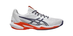 Asics Solution Speed FF 3 Tennisschuh Silber/Hellgrau/Schwarz/Weiß/Rot/Grau/Dunkelblau
