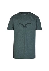 Cleptomanicx T-Shirt Mowe Grün/Dunkelgrün