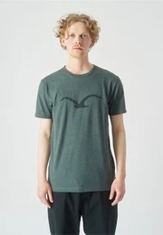 T-Shirt Mowe mit klassischem Print